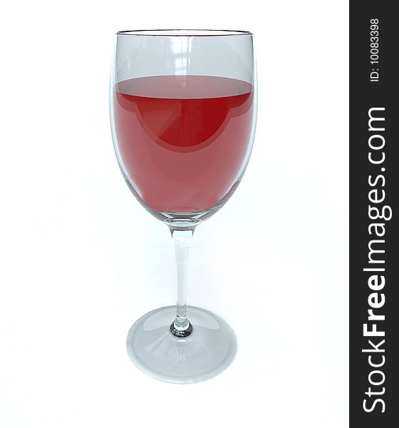 Wineglass for a background picture