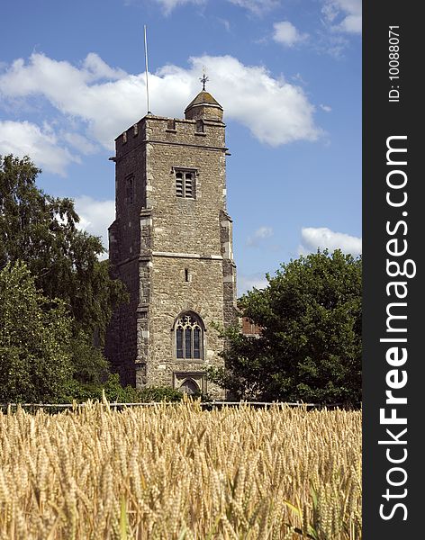 The Parish church of St Martin in the Kent Village of Ryarsh England. The Parish church of St Martin in the Kent Village of Ryarsh England.