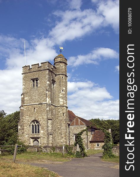 The Village church of St Martin in Ryarsh Kent England. The Village church of St Martin in Ryarsh Kent England.