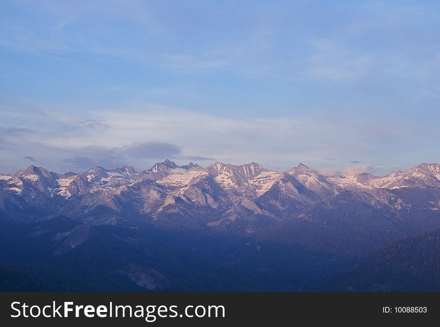 Mountains In Sequoia National Park, CA