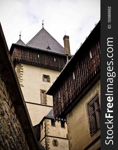 Tower of Karlstein castle, Czech Republic
