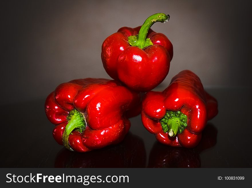 Natural Foods, Vegetable, Chili Pepper, Bell Peppers And Chili Peppers