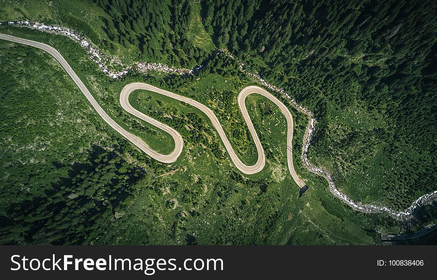Aerial Photography, Grass, Bird S Eye View, Landscape