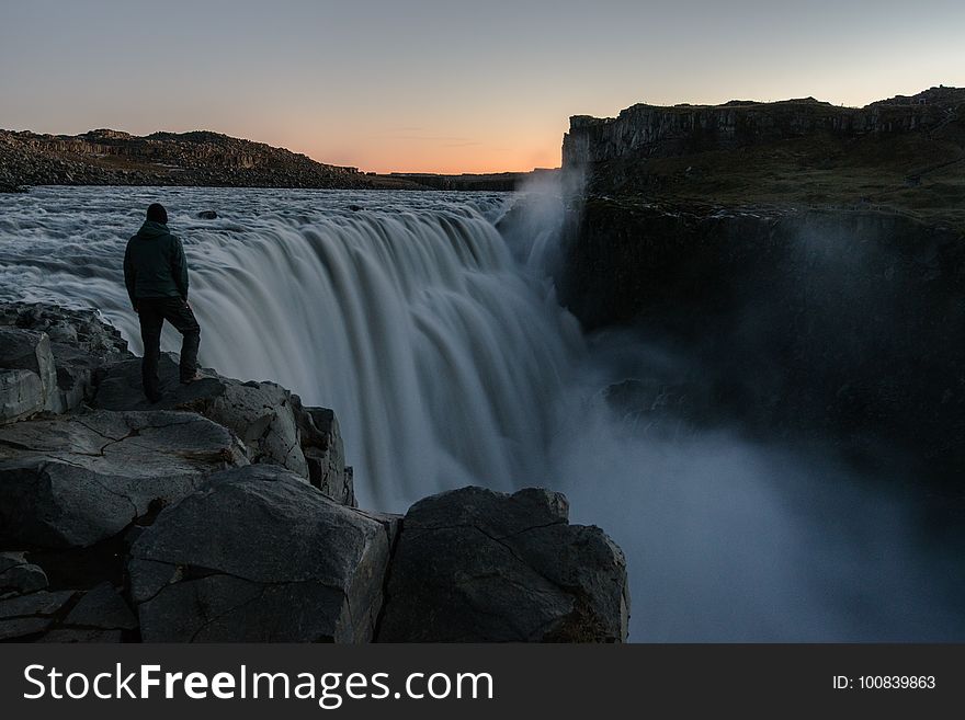 Waterfall, Water, Body Of Water, Water Feature