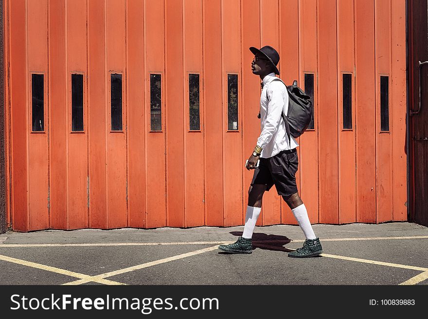 Standing, Wall, Recreation, Shoe