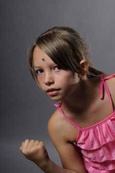 Powerful Girl Royalty Free Stock Photos Powerful Girl Royalty Free Stock Photos