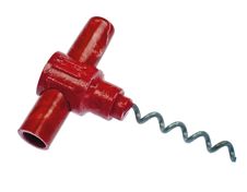 Corkscrew Isolated On White Royalty Free Stock Photo Corkscrew Isolated On White Royalty Free Stock Photo