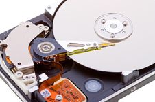 Close-up Inside View Of Hard Disk Stock Images Close-up Inside View Of Hard Disk Stock Images