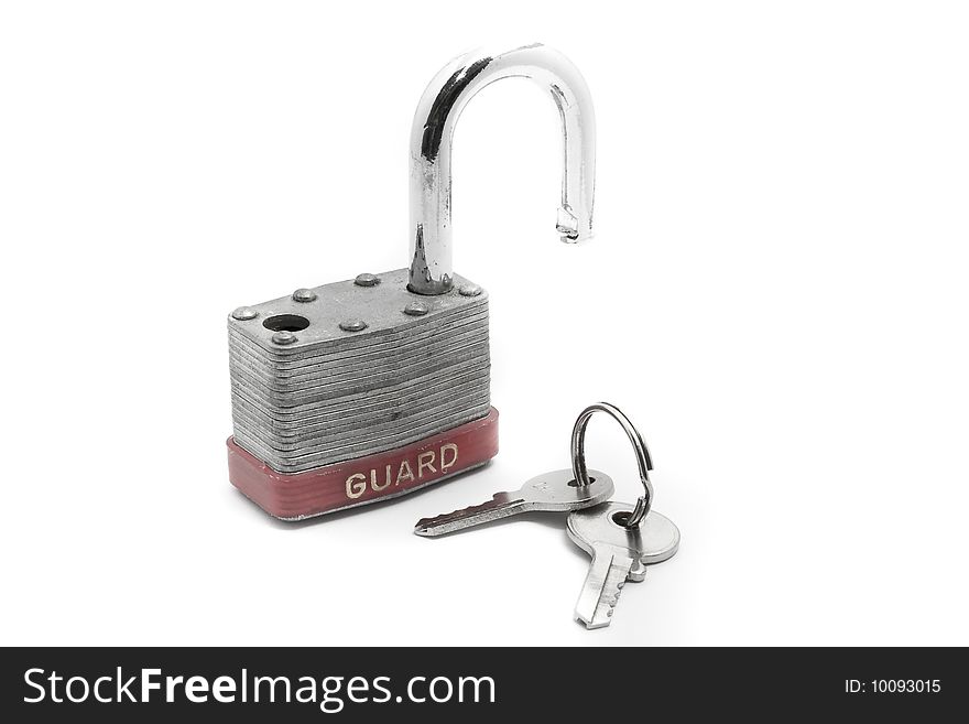 Padlock And Keys