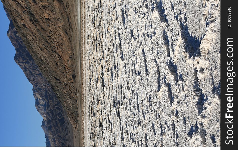 Badwater, Death Valley National Park, California. Badwater, Death Valley National Park, California