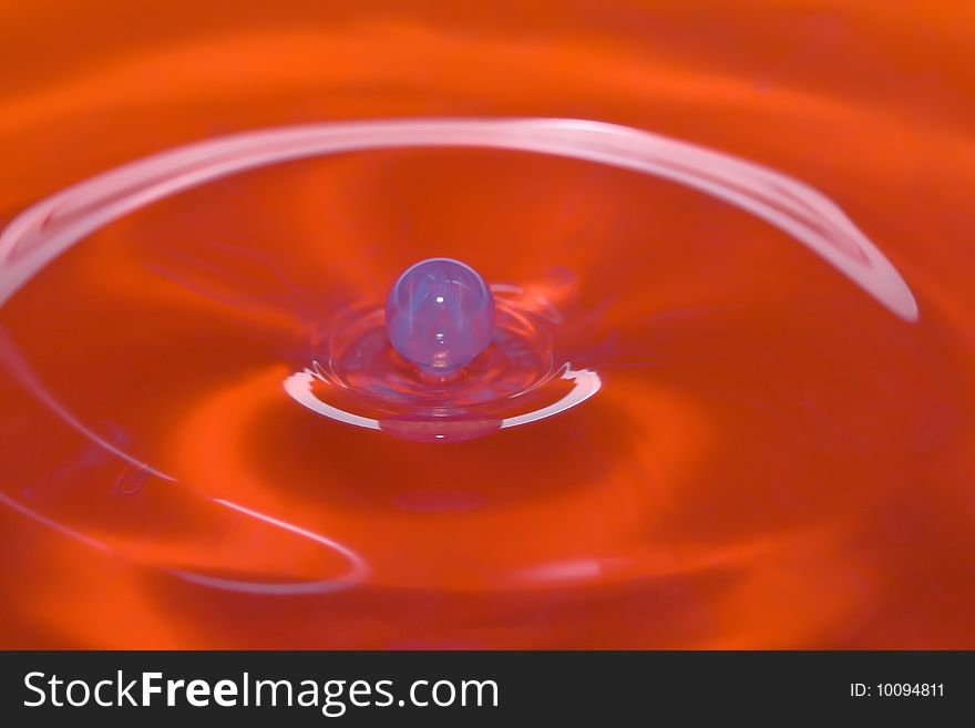 Water Drop Looks Like A Marble