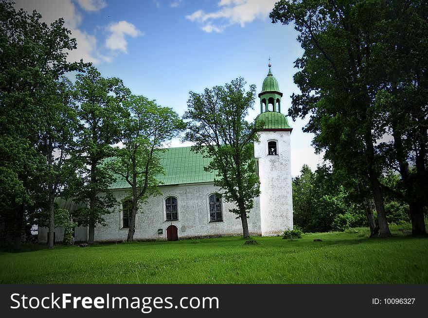 Historic site of Estonian town
