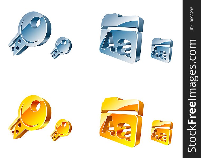 Vector web icons isolated on white.
EPS available