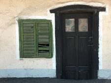 Small Door And Window Royalty Free Stock Photos Small Door And Window Royalty Free Stock Photos
