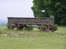 On The Wagon Trail... Stock Images