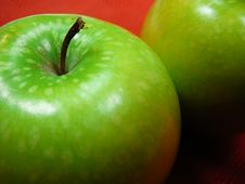 Granny Smith Apple Royalty Free Stock Photography Granny Smith Apple Royalty Free Stock Photography