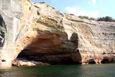 PICTURED ROCKS Royalty Free Stock Photos