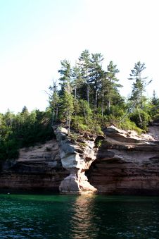 PICTURED ROCKS Royalty Free Stock Photos PICTURED ROCKS Royalty Free Stock Photos