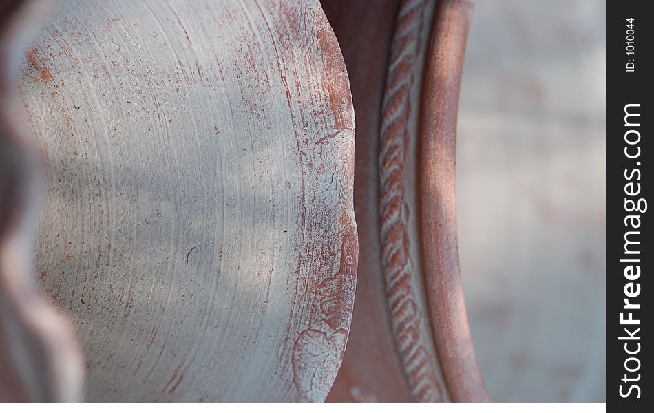 Details from a clay pots.