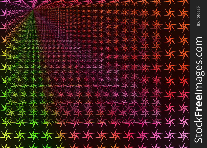 Rainbow Stars Infinity Background Wallpaper