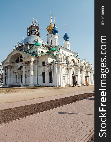 Old monastery in Rostov-Velikiy, Russia