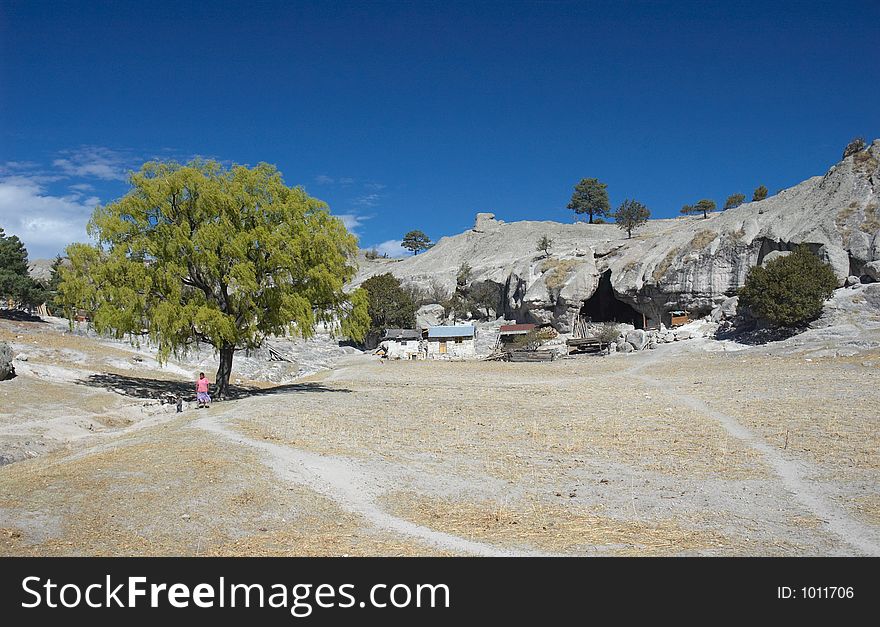 Villagge of Indios close to Creel, North Mexico