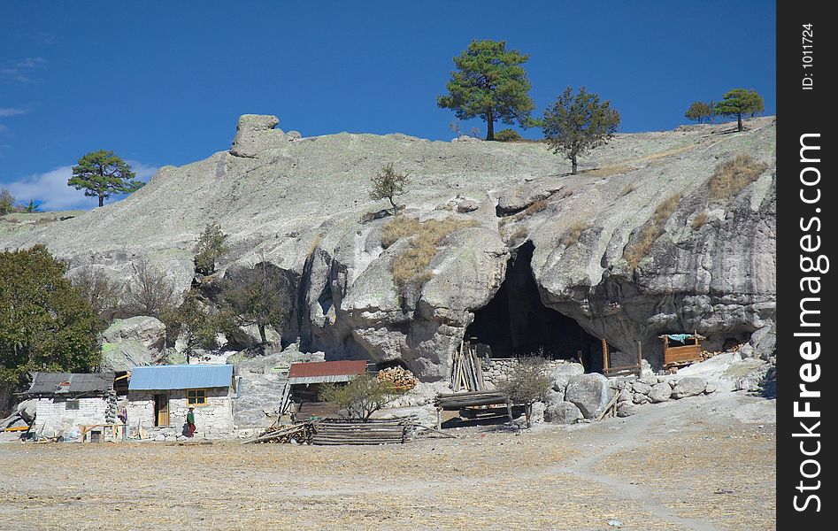 Villagge of Indios close to Creel, North Mexico