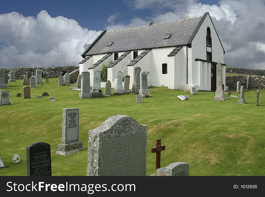 Lunna Kirk, Vidlin - the oldest church still in regular use in the Shetland Islands