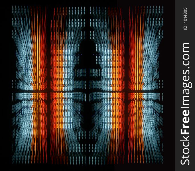Pattern made from hifi graphic equalisers. Pattern made from hifi graphic equalisers