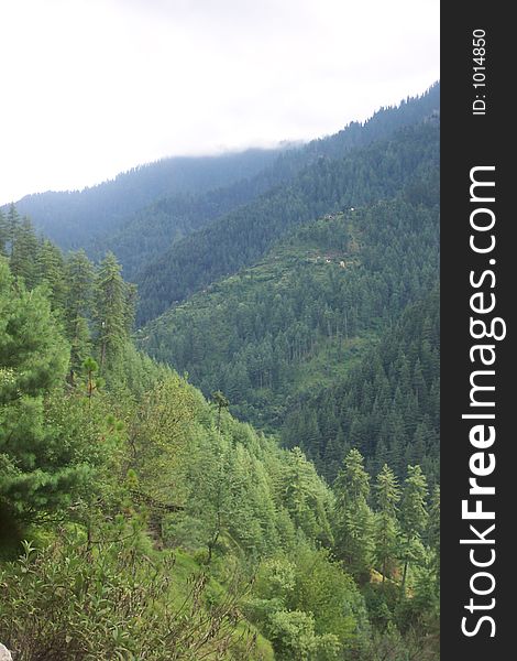 Himachal Pradesh, India, mountainscape. Himachal Pradesh, India, mountainscape