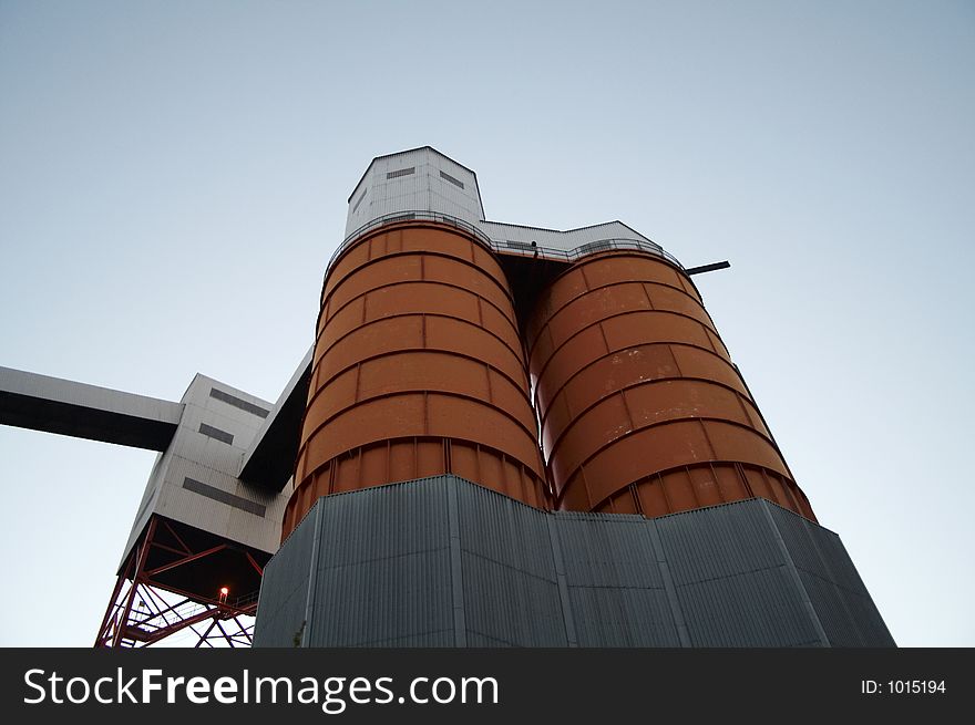 Storage Tanks On Railway