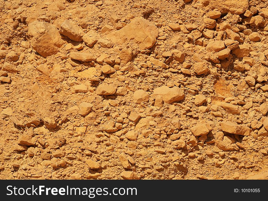 Close-up of a red sandstone