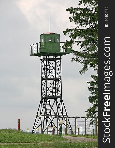 Tower for supervision on border