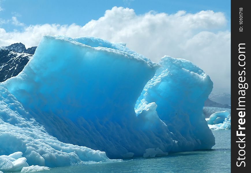 Iceberg on the lake in Los Glaciares National Park, Argentina