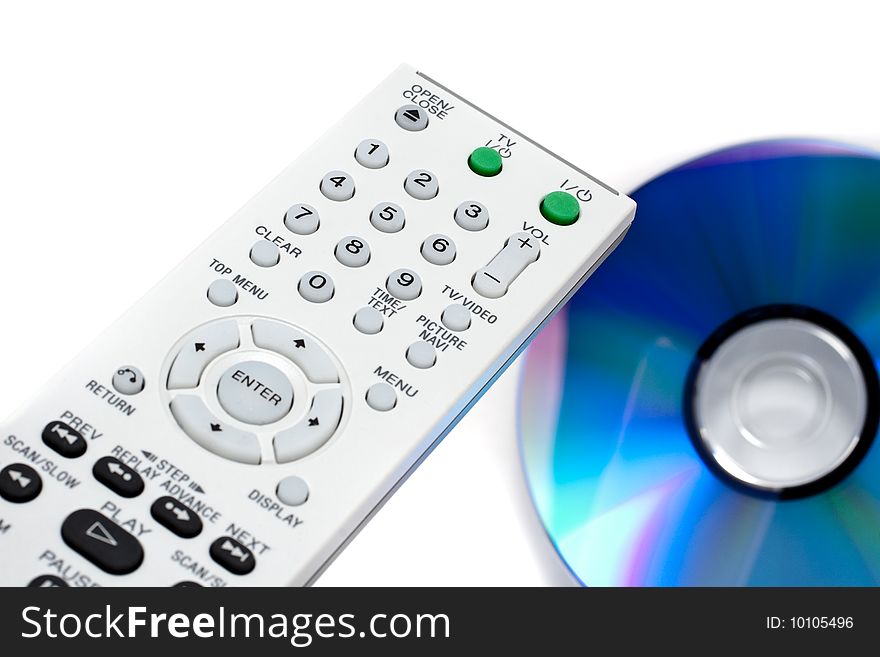 Remote Control And DVD Disk