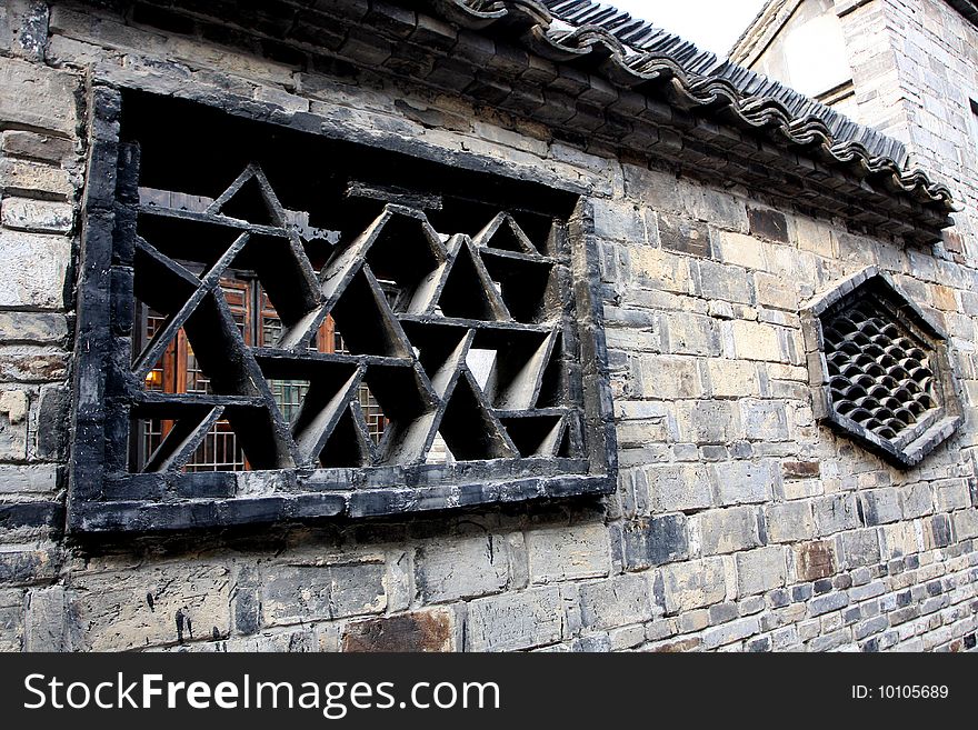 Wuzhen, Zhejiang Province, China with a considerable degree of artistic features of the window. Wuzhen, Zhejiang Province, China with a considerable degree of artistic features of the window