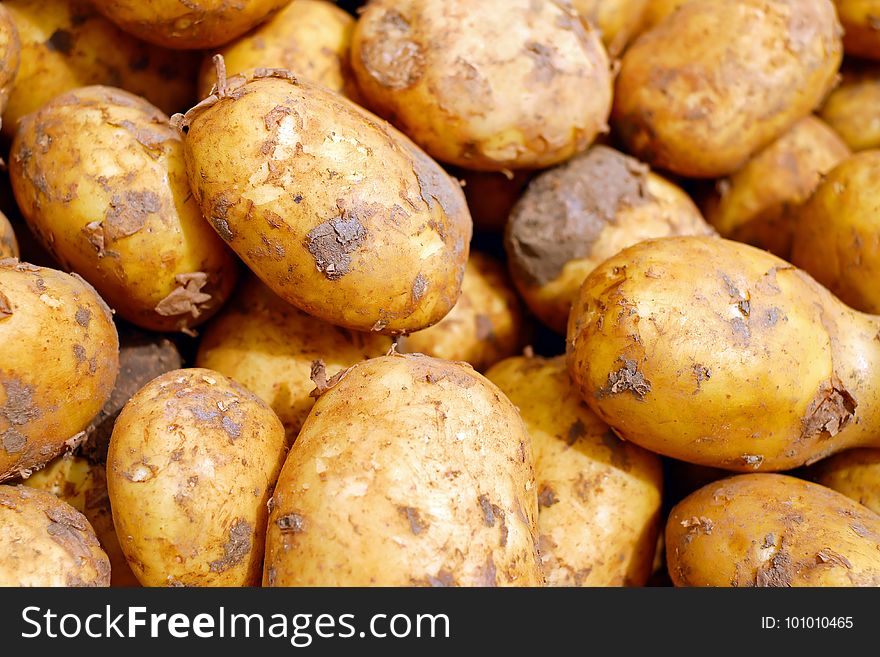 Root Vegetable, Potato, Yukon Gold Potato, Food
