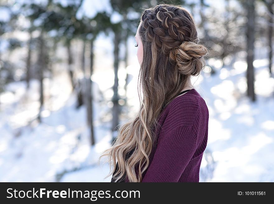 Hair, Winter, Hairstyle, Girl