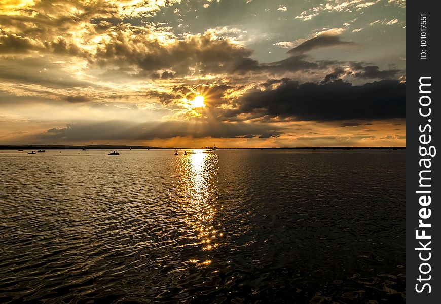 Sky, Horizon, Sunset, Sea