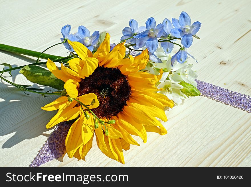 Flower, Sunflower, Yellow, Flower Bouquet