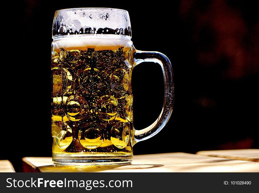 Beer Glass, Drink, Beer, Alcoholic Beverage