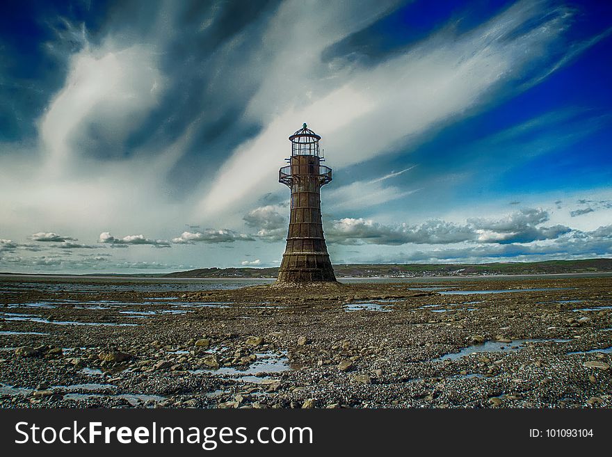 Sky, Lighthouse, Tower, Sea