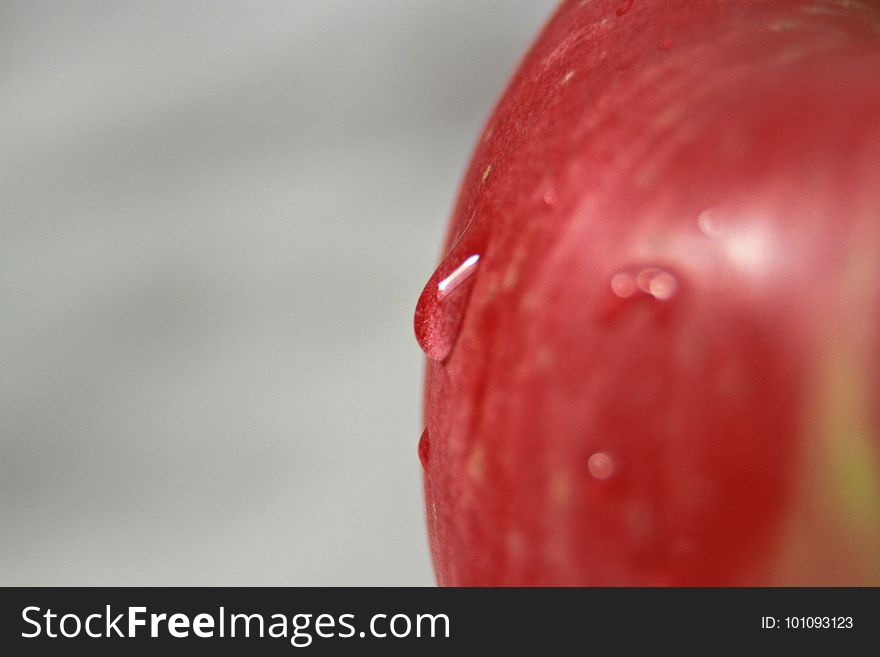 Red, Close Up, Macro Photography, Produce