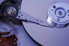 Hard Disk Drive Internals Stock Photography