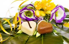 Celebrating A Special Day With Chocolates Royalty Free Stock Photos Celebrating A Special Day With Chocolates Royalty Free Stock Photos