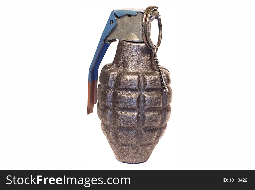 Grenade with Pin Pulled