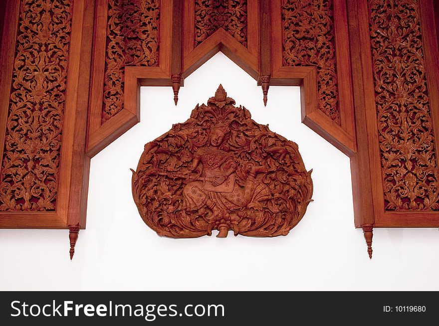 Decorate wooden carved wall art. Decorate wooden carved wall art