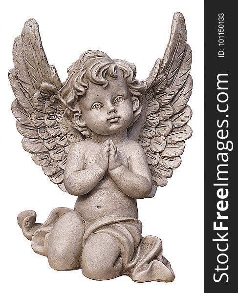 Figurine, Angel, Supernatural Creature, Classical Sculpture
