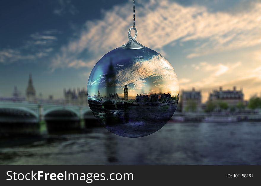 Reflection, Sky, Water, Landmark