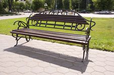 Bench In The Park Stock Photography